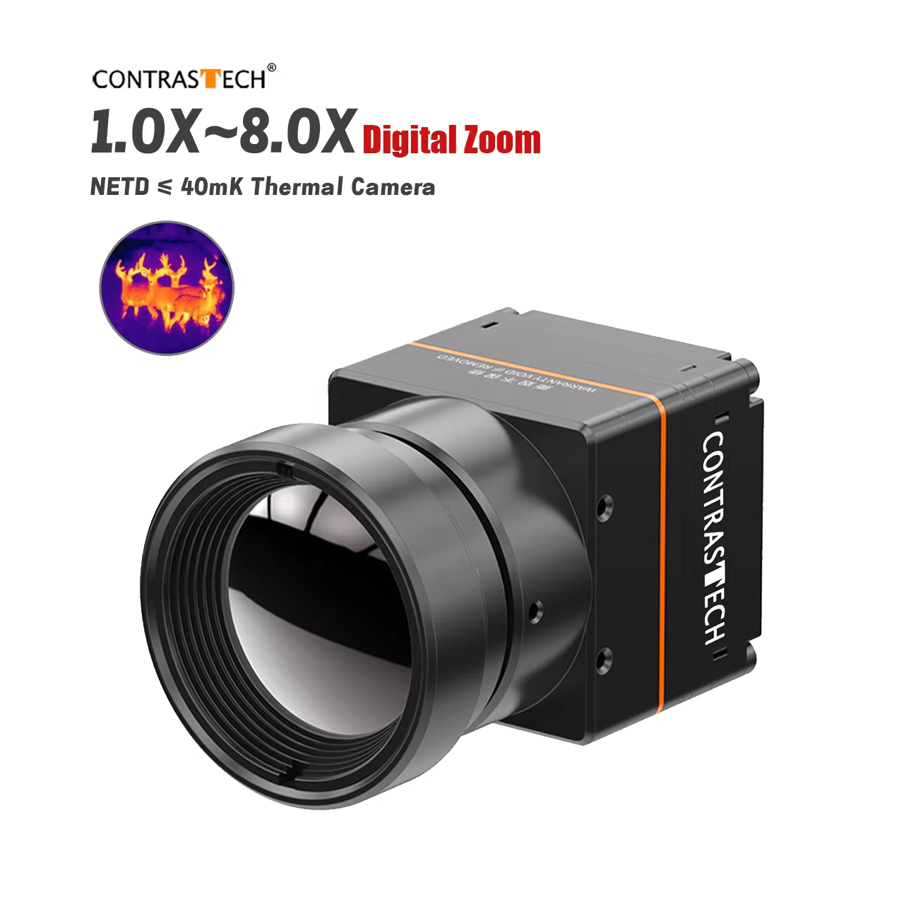Drone Camera Night Vision - 1-8X Digitale Zoom 640x512 Thermische Camera
