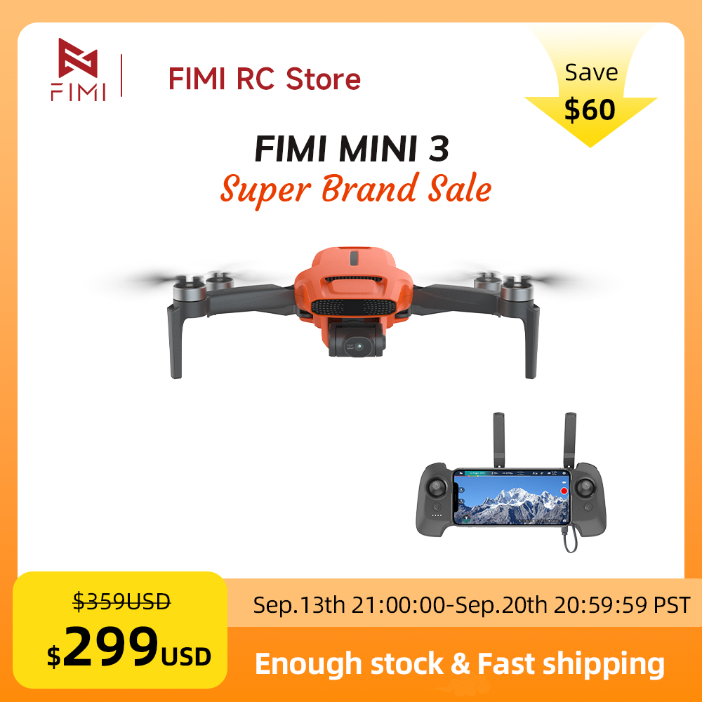 Drone Camera Night Vision - FIMI MINI 3 Camera Drone 4K