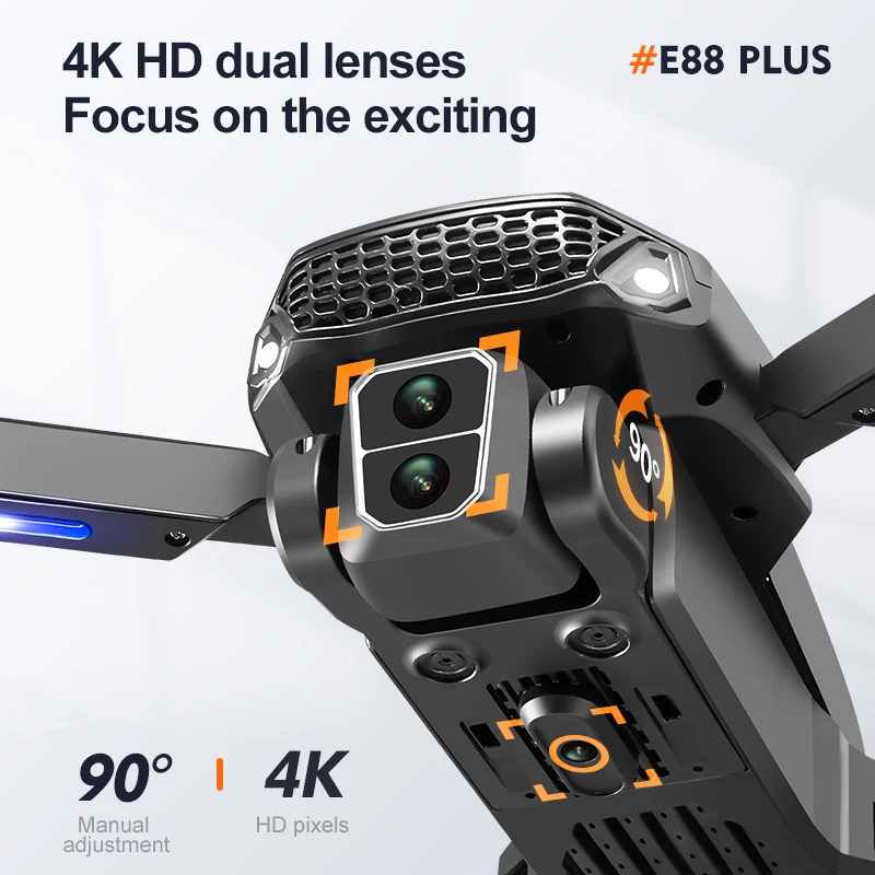 Nieuwe E88 Plus Quadcopter Dro - Drone Camera 4K recensie en prijs
