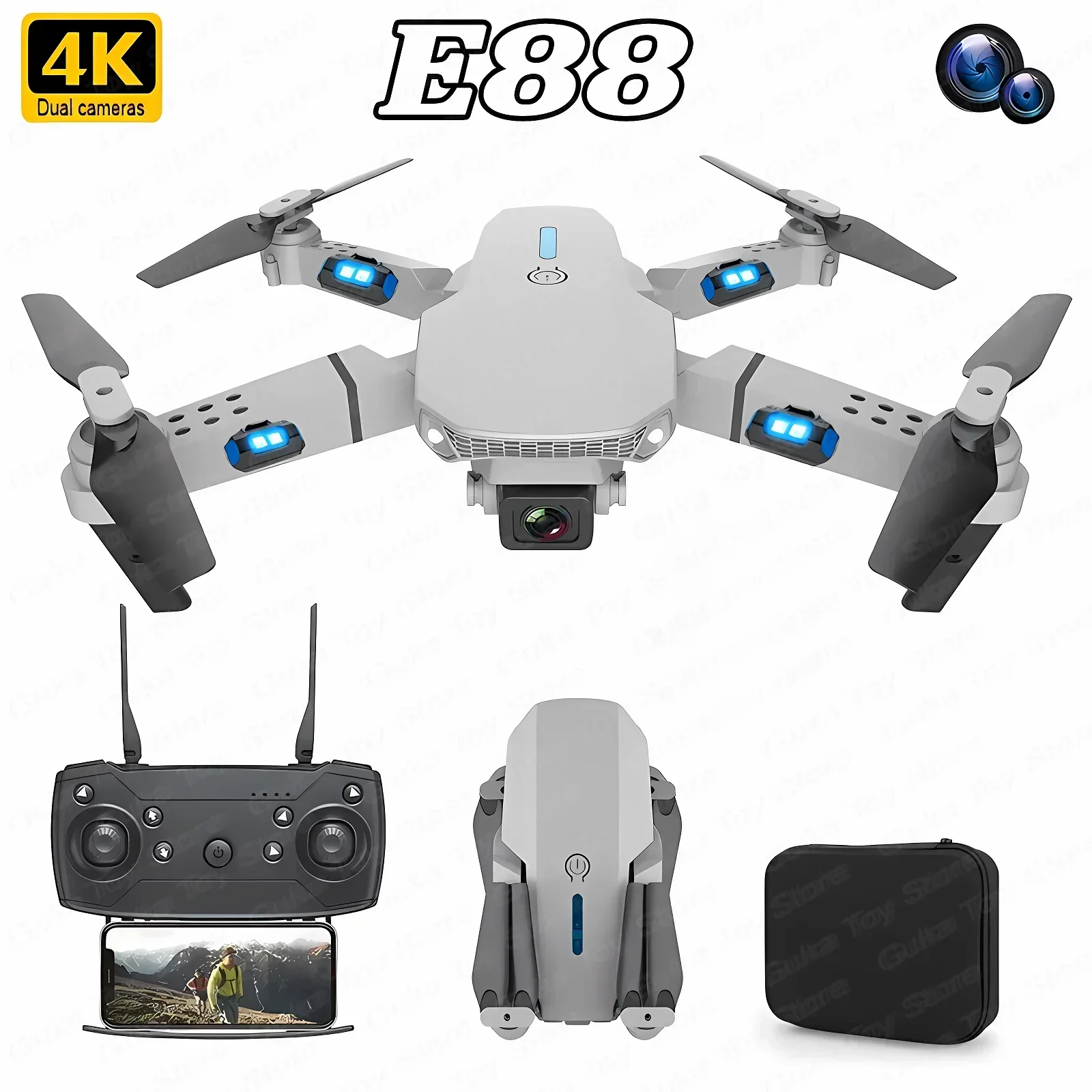 E88 Pro WIFI FPV Drone Grootho - Drone Camera Night Vision recensie en prijs