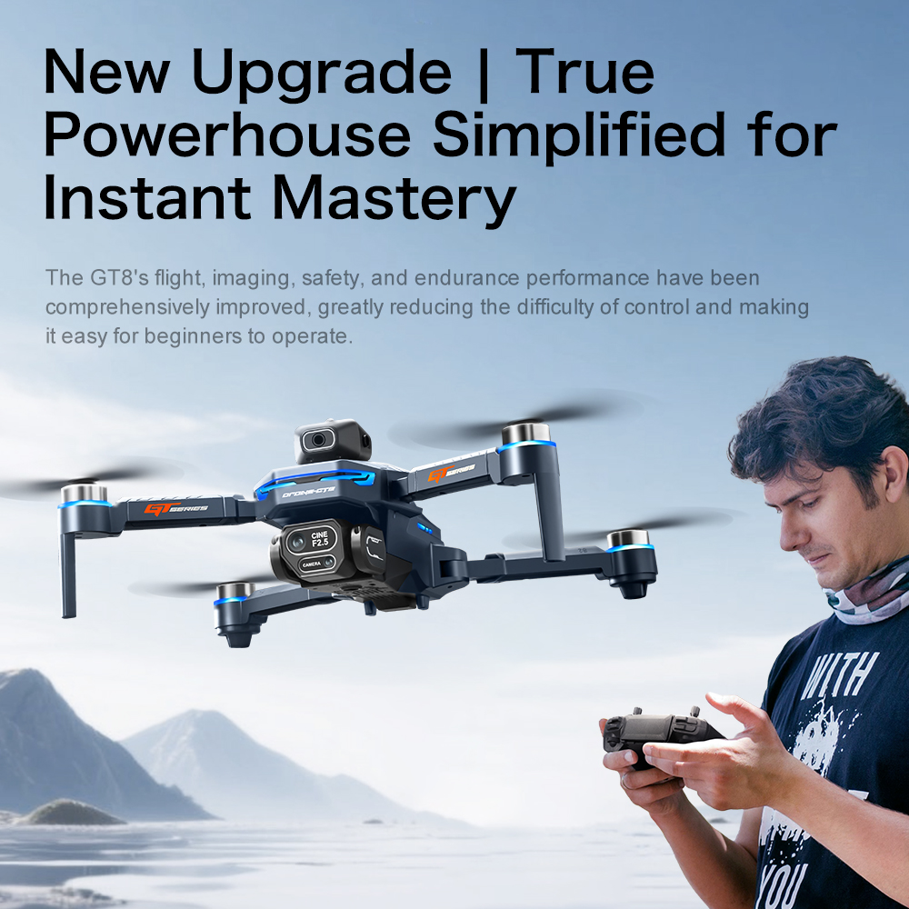 Originele GT8 drone 8K HD dubb - Drone Camera Night Vision recensie en prijs