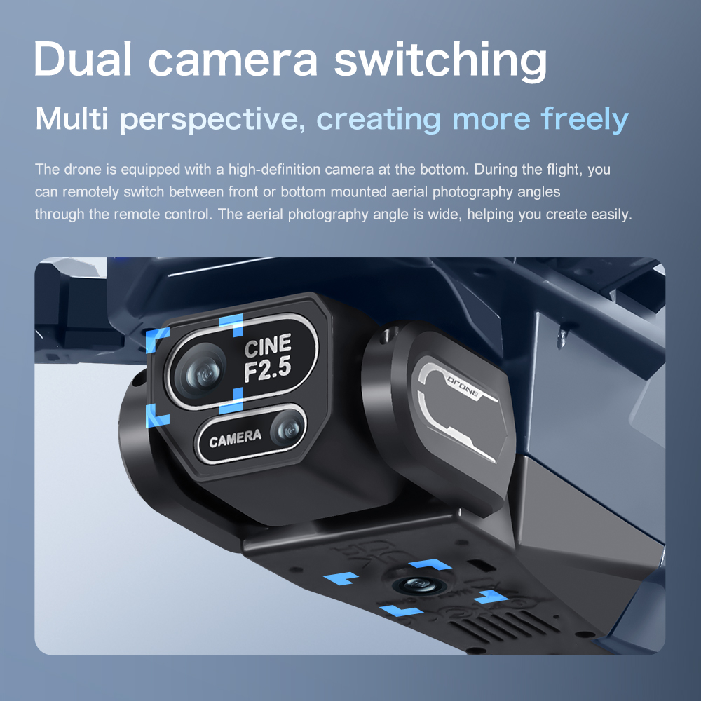 Originele GT8 drone 8K HD dubb - Drone Camera Night Vision recensie en prijs